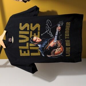 Elvis Rocktees T-Shirt M Mens
